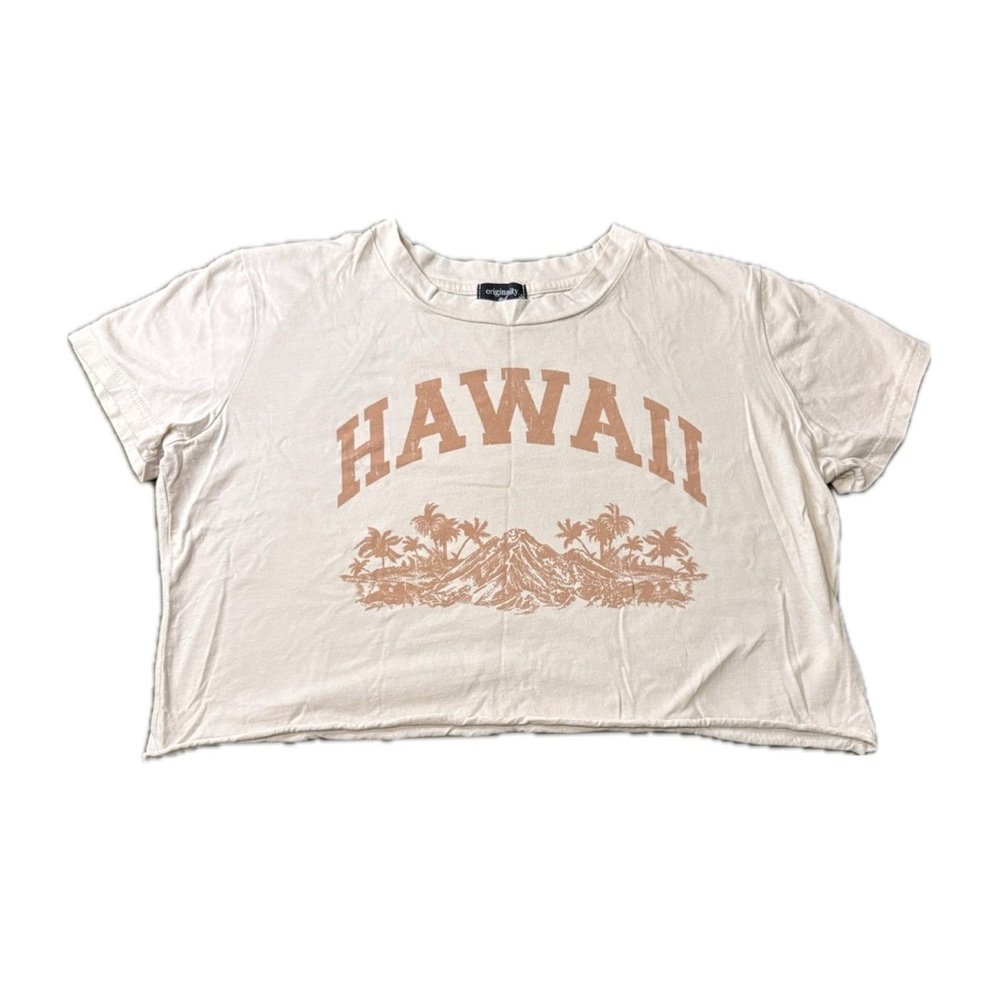 Cropped Short Sleeve Top